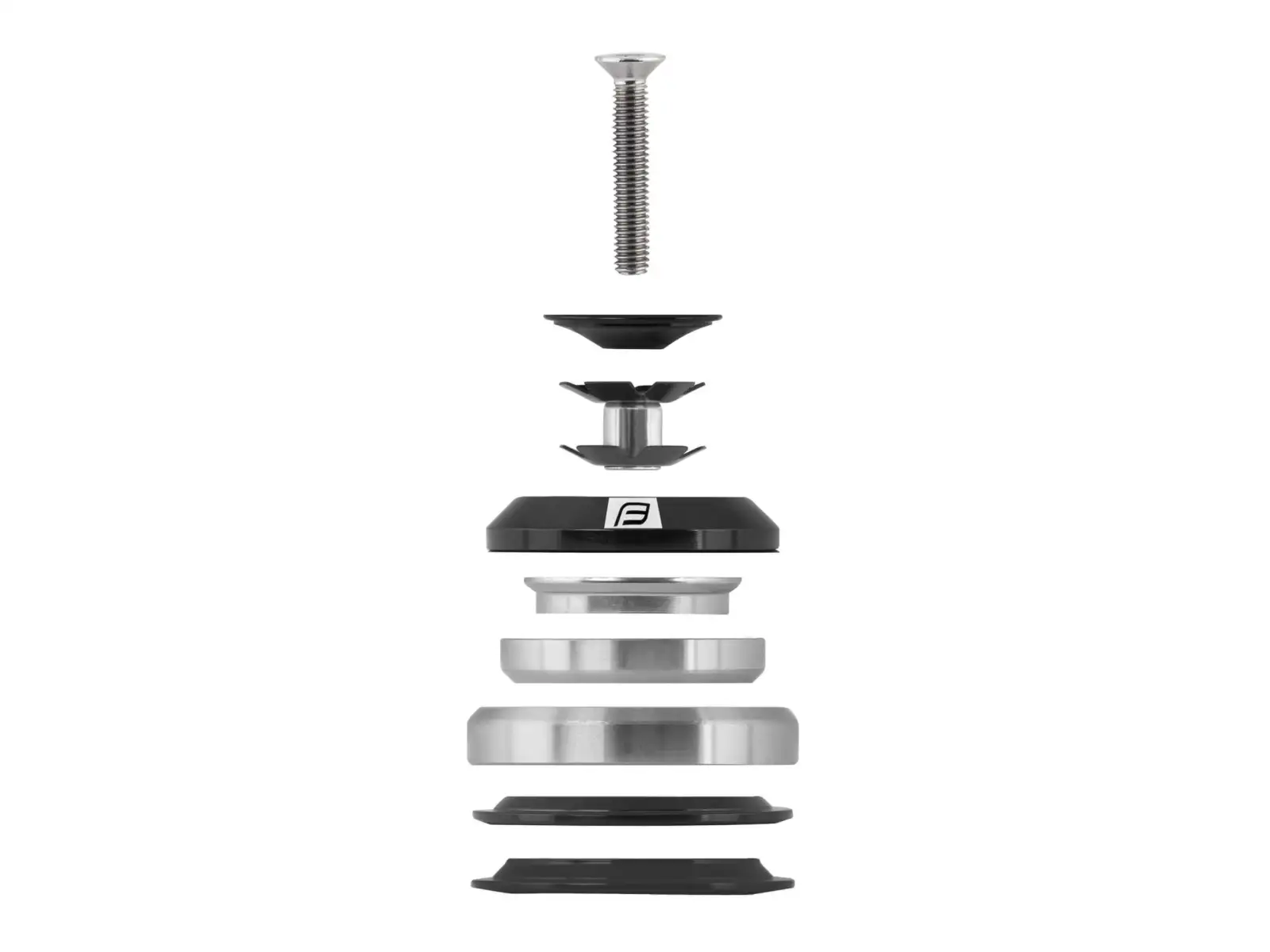 Force Taper 1 1/8"-1 1/2" zintegrowane stery czarna NEW
