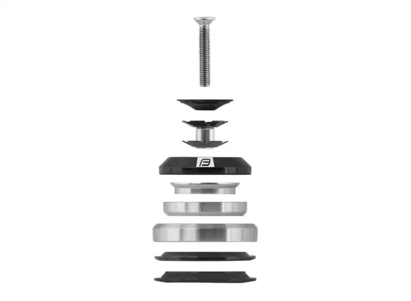 Force Taper 1 1/8"-1 1/2" zintegrowane stery czarna NEW
