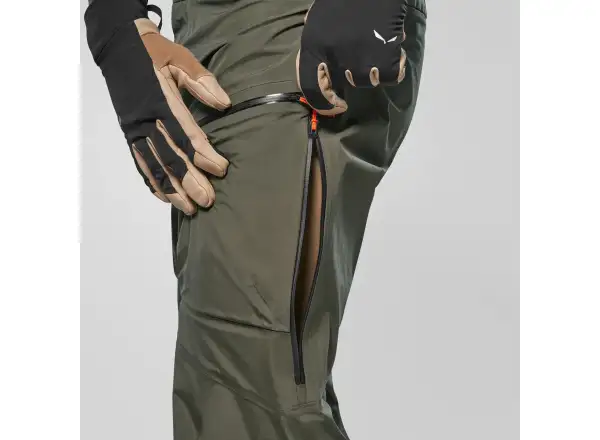 Salewa Sella 3L Powertex męskie spodnie Dark Olive