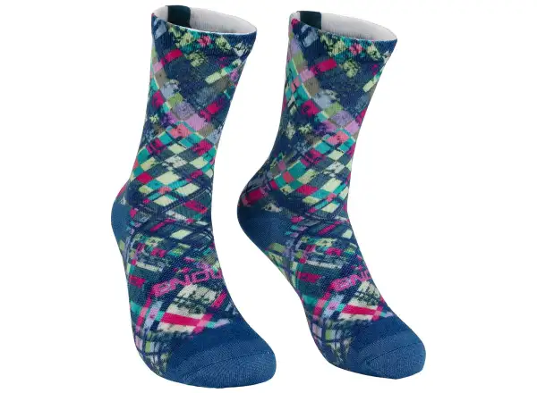 Endura Patchwork LTD Printed skarpety Barra Blue