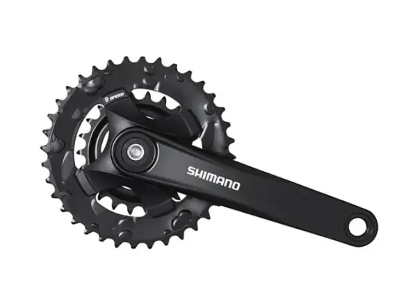 Shimano Altus FC-MT101 korby czworokąt 2x9 sp. 175 mm 36x22 zębów czarna