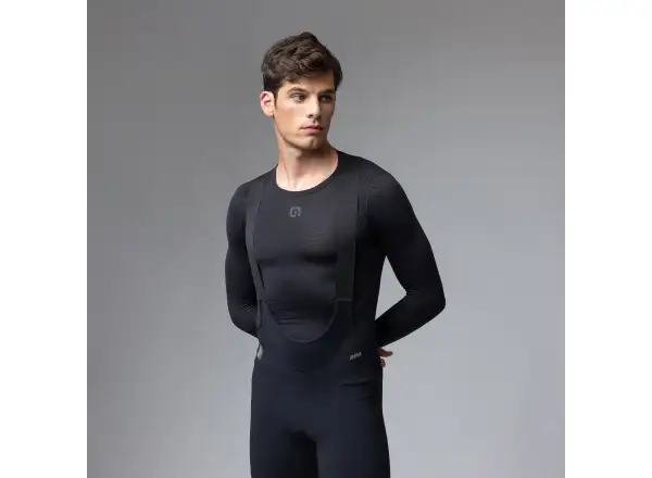 Alé R-EV1 Thermo Shield męskie zimowe spodnie rowerowe Black