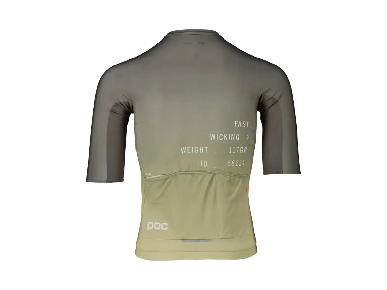 POC Pristine Print męska koszulka rowerowa krótki rękaw Gradient Prehnite Green