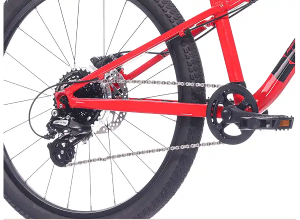 Rock Machine RIFF Tr 24 rower dziecięcy Gloss Fire Red