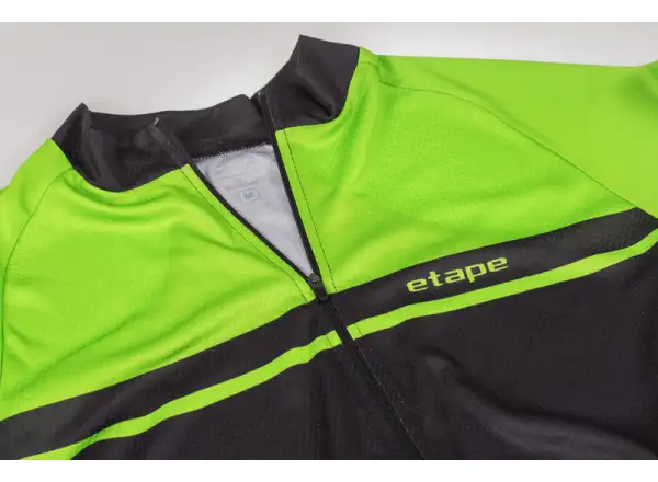 Etape DREAM męska koszulka krótki rękaw czarna/zielona