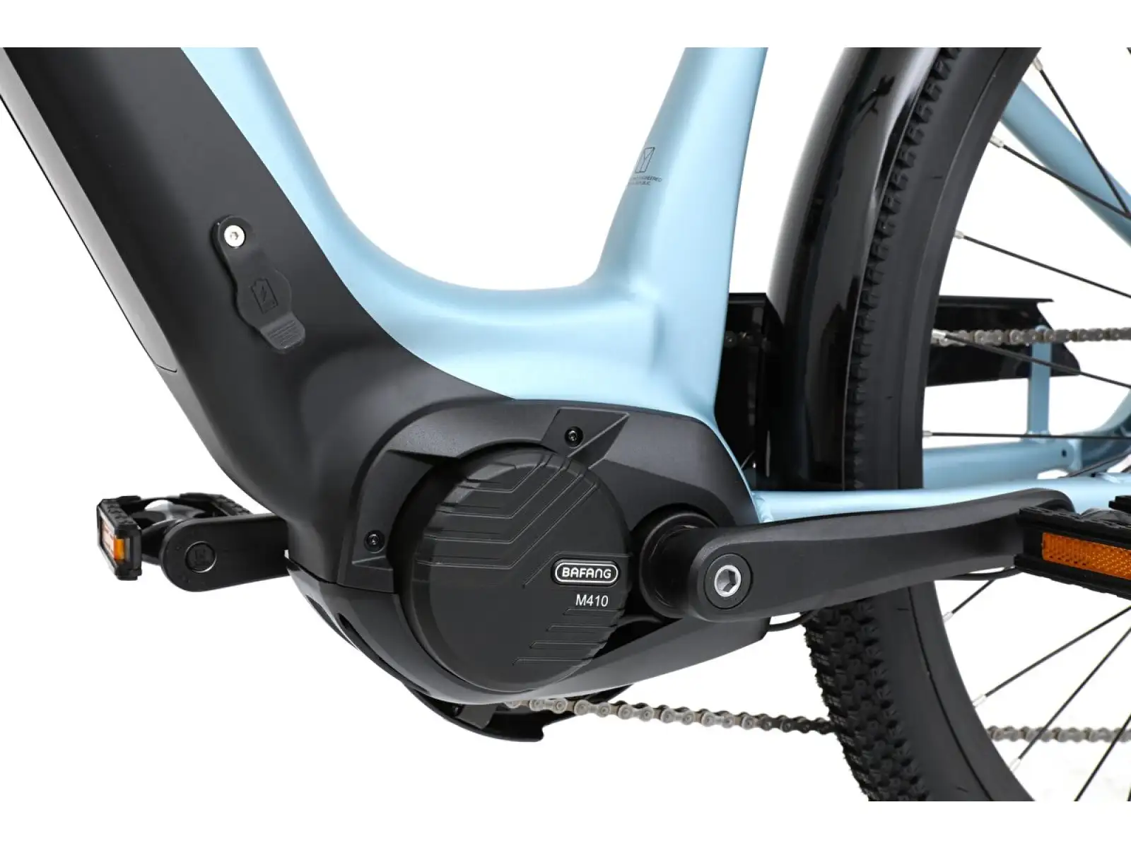 CANULL City 3 720 Wh niskowejściowy rower elektryczny light blue