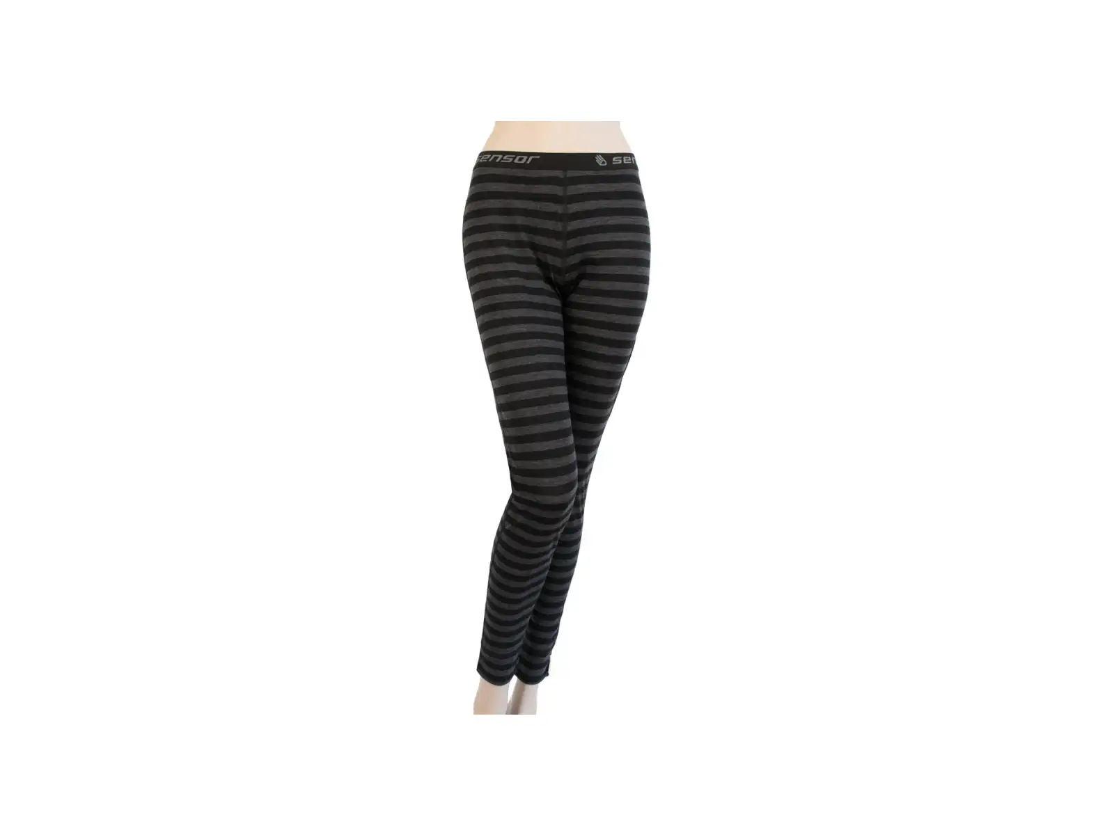 Sensor Merino Active damskie legginsy czarna/szara