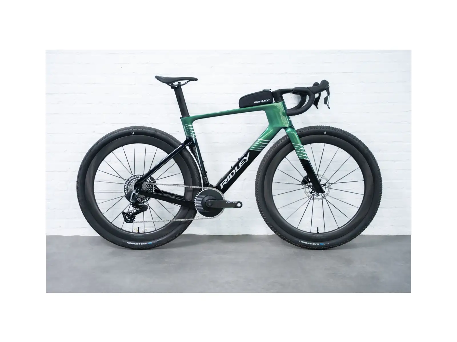 Ridley KANZO Fast 2.0 Force XPLR rower gravel Stellar Green/UD Carbon/Silver