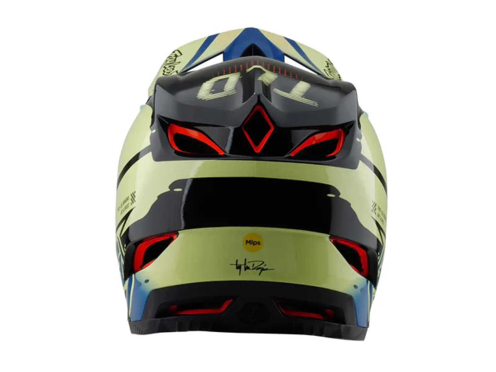 Troy Lee Designs D4 Composite kask Drip Glo Yellow