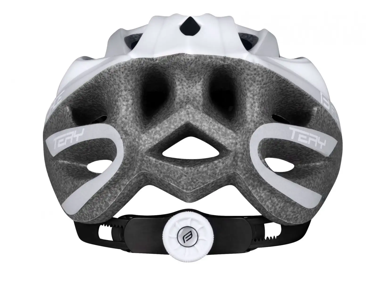 Force Tery kask rowerowy biała/szara