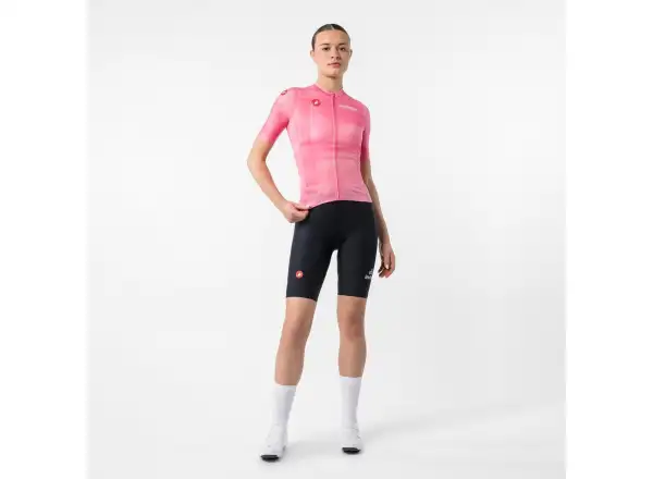 Castelli Giro109 Competizione 4 damska koszulka krótki rękaw Rosa Giro