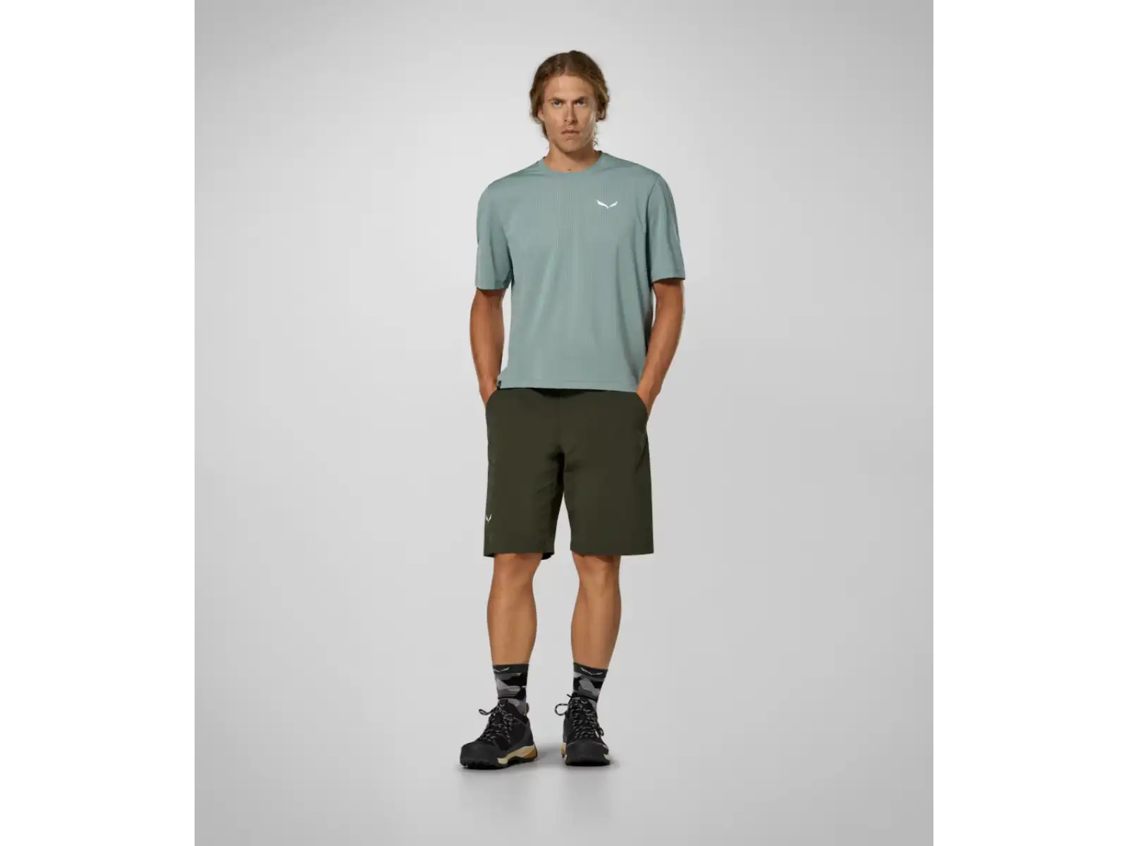 Salewa Pedroc 4 Durastrech Cargo męskie spodenki Dark Olive