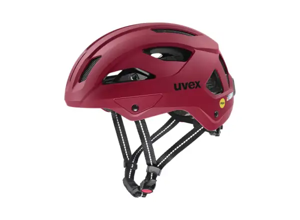 Uvex City Stride MIPS kask Ruby Red Matt
