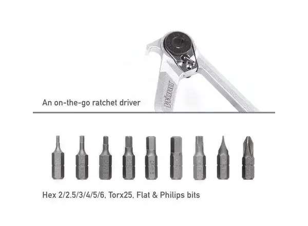 Woho WOKit 2.0 Bikepacking tools zestaw narzędzi Silver