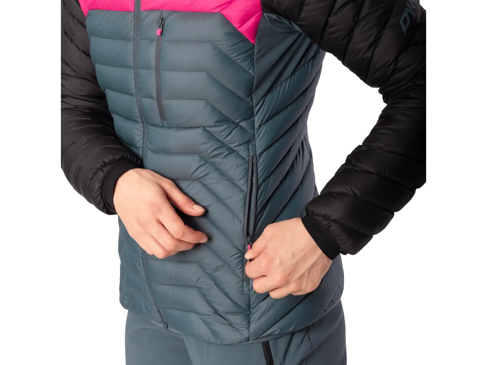Dynafit Radical Down Hooded damska Kurtka Black Out/6550/0720