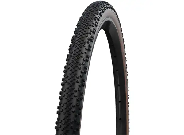 Schwalbe G-ONE Bite Performance RaceGuard TLE E-25 gravel opona kevlar czarna brąz