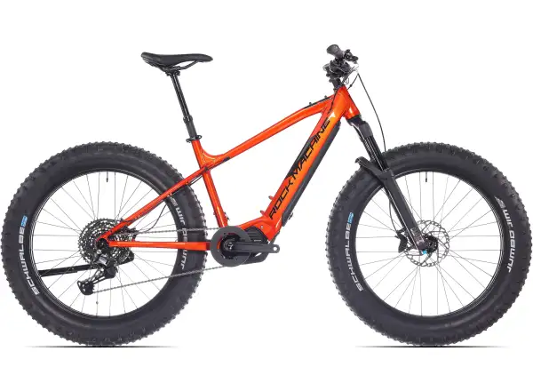 Rock Machine VYÖRY e90-26 rower elektryczny fatbike Metallic Orange/Black WZÓR
