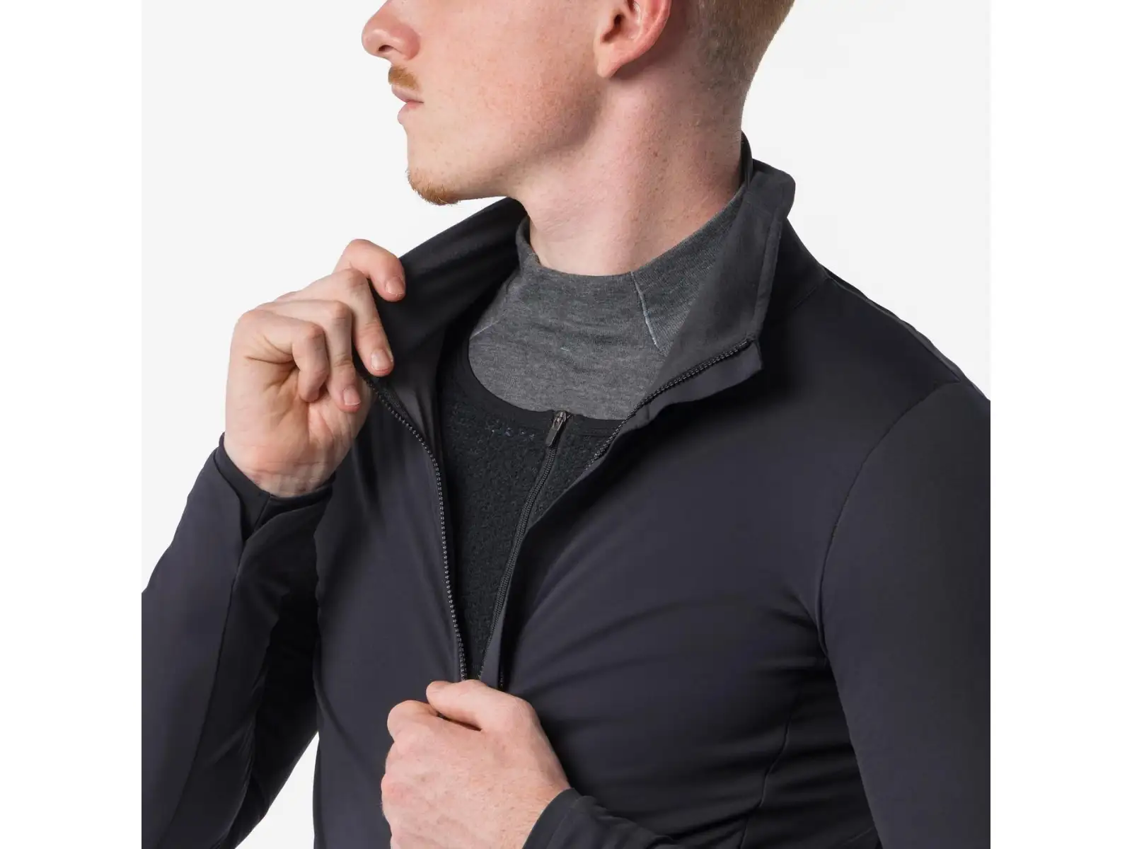 Castelli Alpha 150 Jacket męska kurtka Light Black/Black