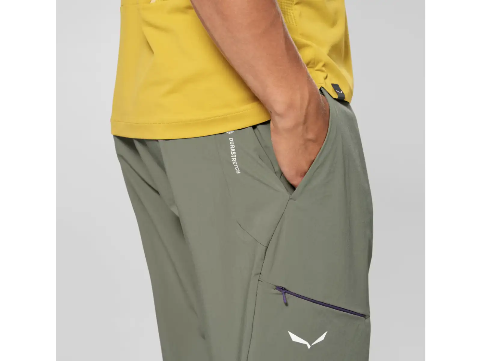 Salewa Pedroc 3 Duratretch Light męskie spodnie Faded Green