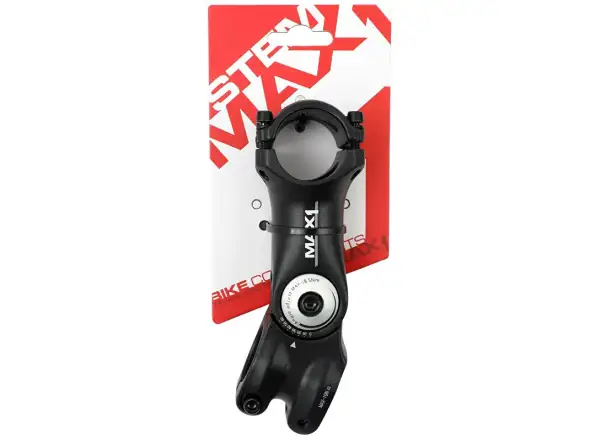 MAX1 regulowany wspornik kierownicy 0-60°/31,8 mm czarny