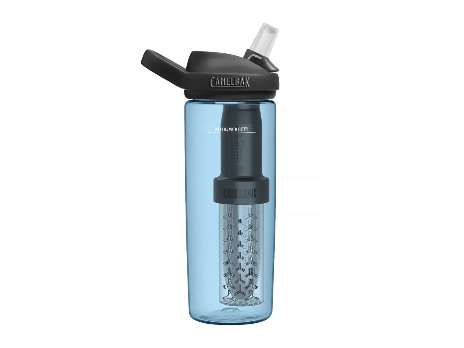 Camelbak Eddy+ Life Straw butelka 0,6 l True Blue