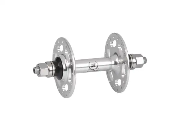 Novatec A185SBT Fixie przednia piasta srebrna 32 otwory