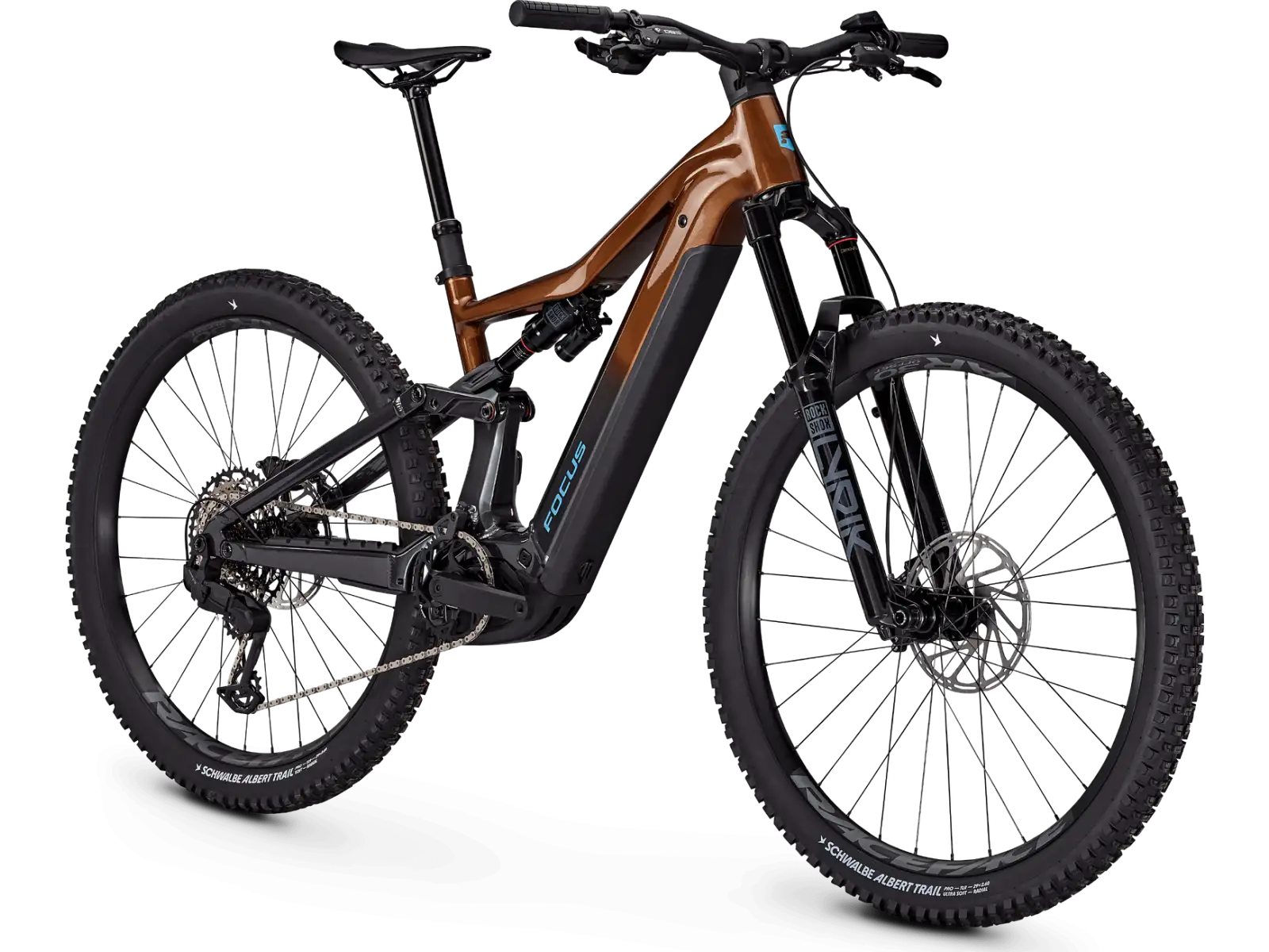 Focus JAM2 6.8 800 Wh górski rower elektryczny Goldbrown / Diamondblack