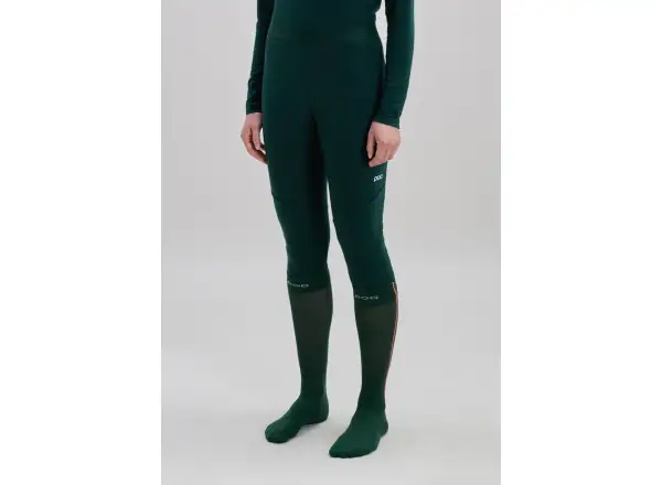 POC Layer Merino 3/4 damskie spodnie termoaktywne Pargasite Green