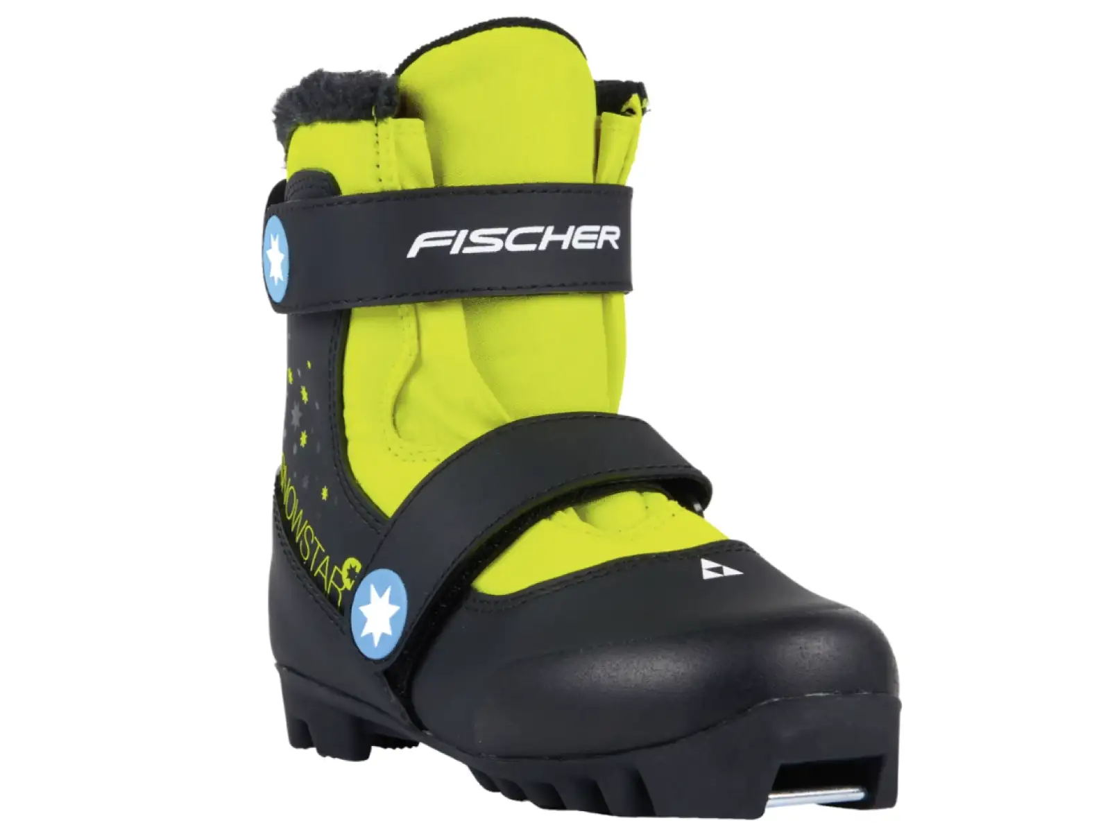 Fischer Snowstar dziecięce buty do nart biegowych Black/Yellow