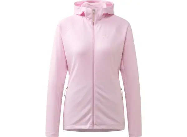 Haglöfs Korp Mid Hood damska bluza z kapturem Fresh Pink