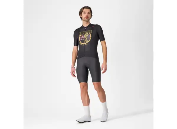 Castelli Giro Highway To Rome męska koszulka z krótkim rękawem Nero