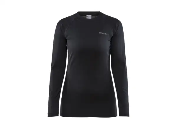 Craft Core Warm Baselayer damski zestaw koszulka długi rękaw+spodnie czarna