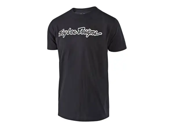 Troy Lee Designs Signature męska koszulka krótki rękaw Black