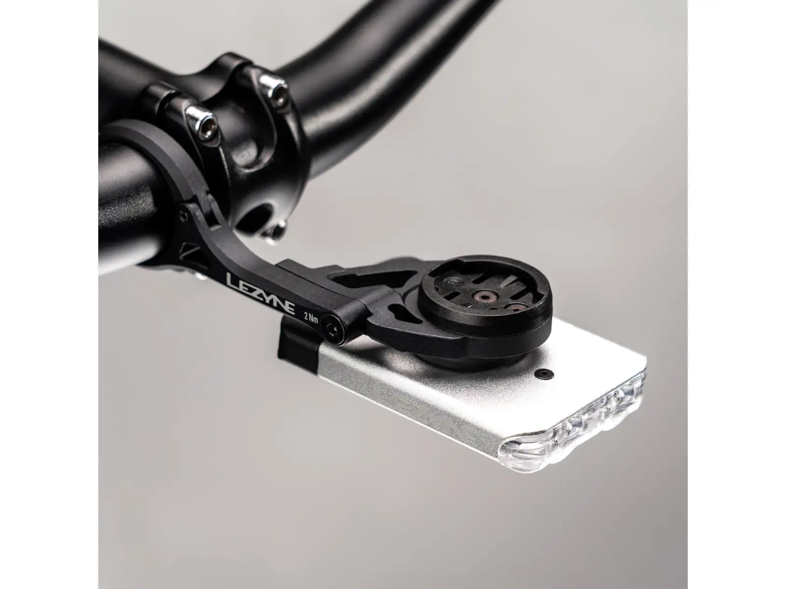 Lezyne Flexi Forward uchwyt do lampki Satin Black