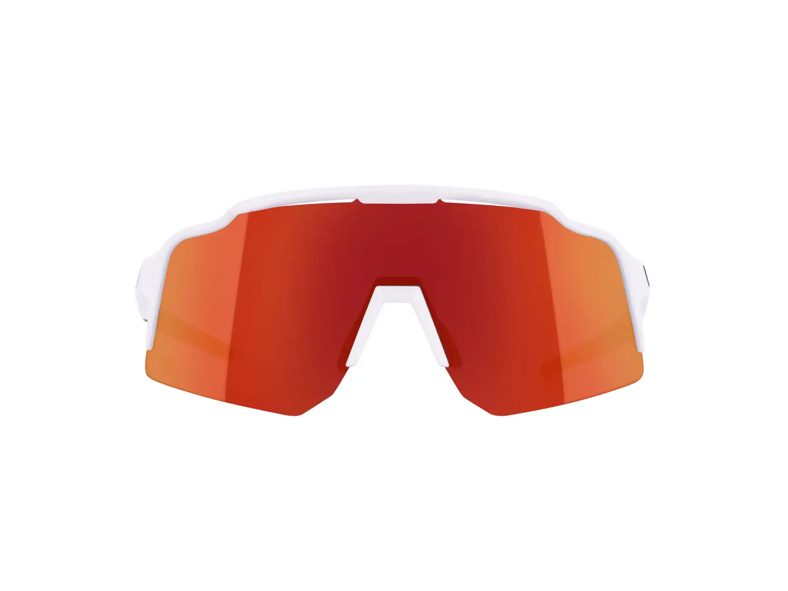 Force Strive okulary białe/czerwone lustrzane szkło