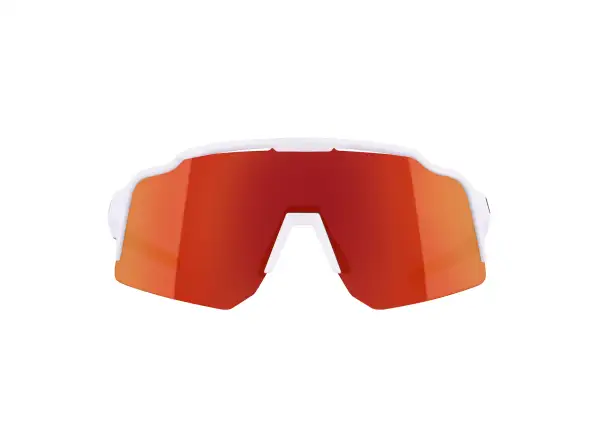 Force Strive okulary białe/czerwone lustrzane szkło