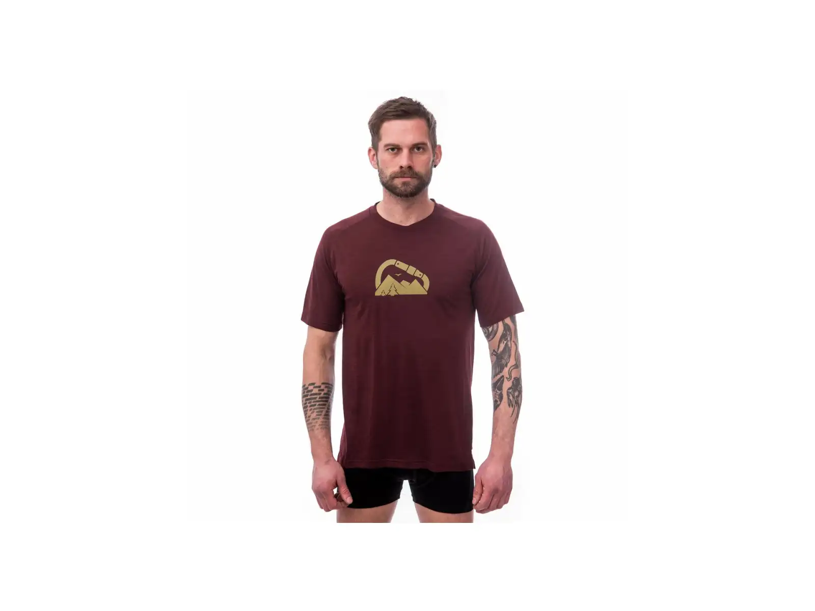 Sensor Merino Air PT Summit męska koszulka krótki rękaw Red