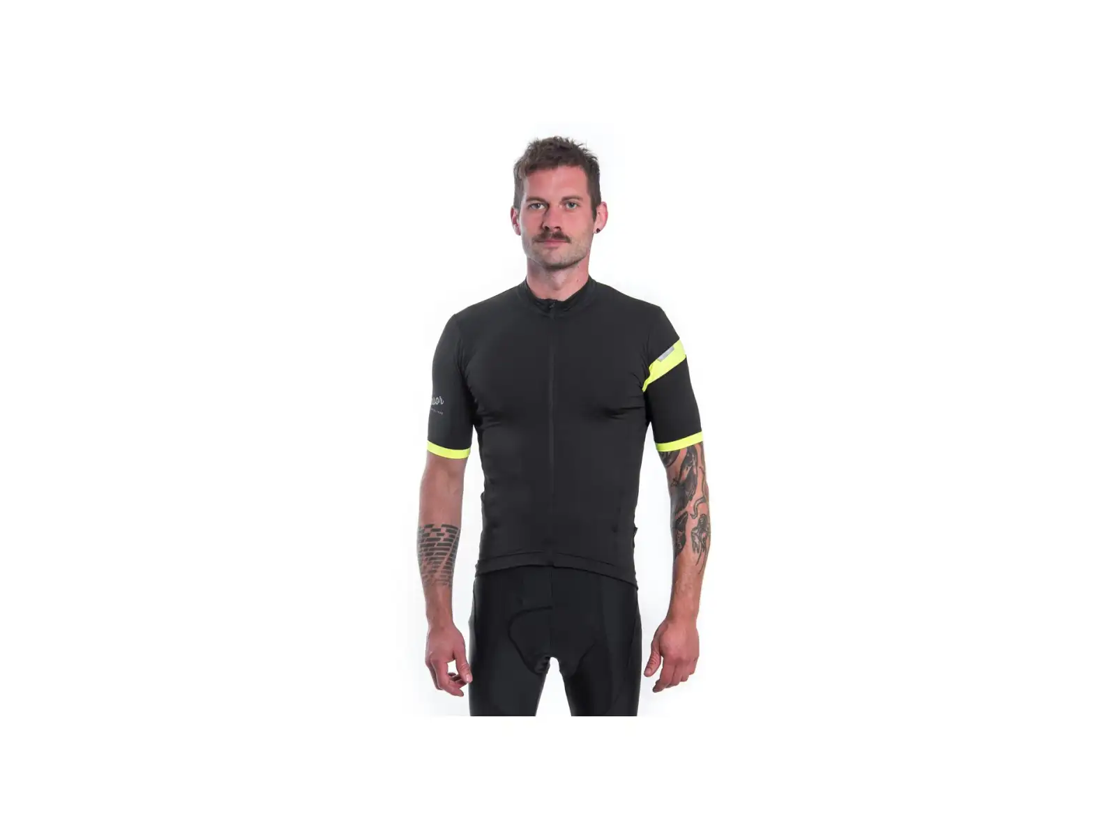 Sensor Cyklo Coolmax Classic męska koszulka z krótkim rękawem True Black