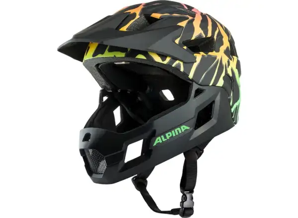 Alpina Rupi dziecięcy kask Fading-Neon Matt