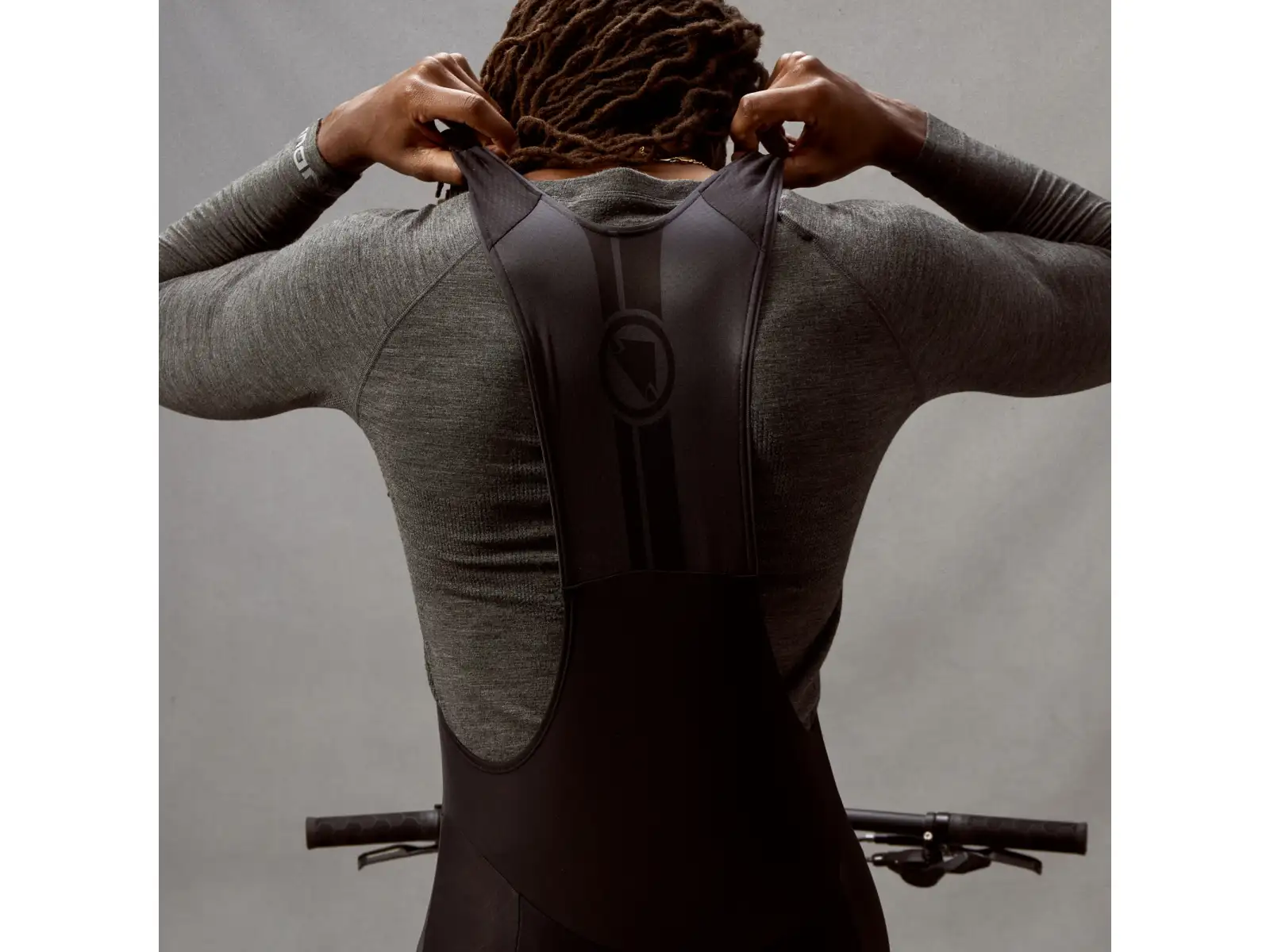 Endura Pro SL męskie ocieplane spodnie z wkładką i szelkami Black