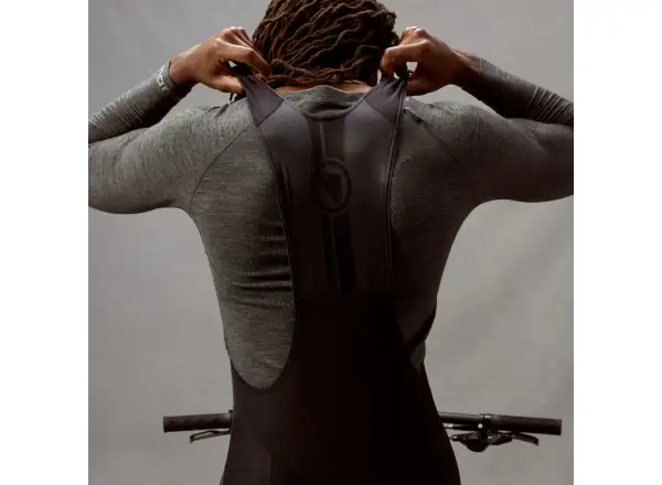 Endura Pro SL męskie ocieplane spodnie z wkładką i szelkami Black