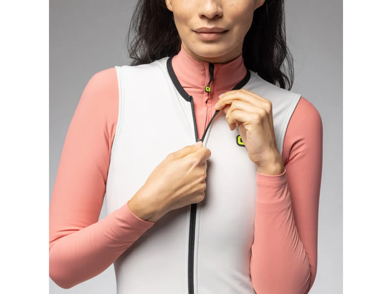 Alé PR-E Thermo 2.0 damska kamizelka rowerowa Stucco