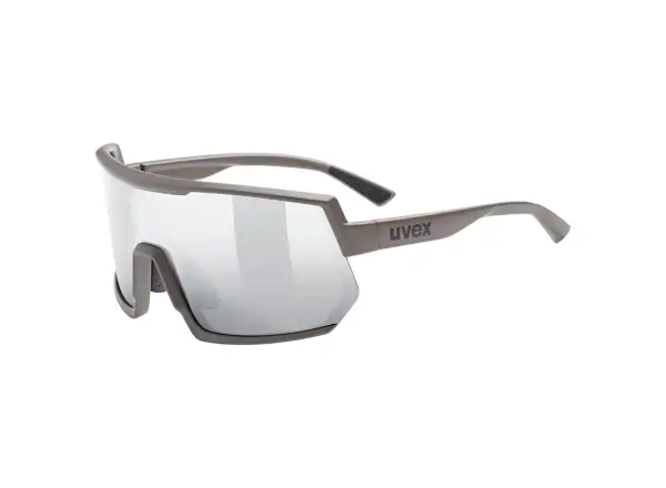 Uvex Sportstyle 235 okulary rowerowe Oak Brown Matt/Mirror Silver