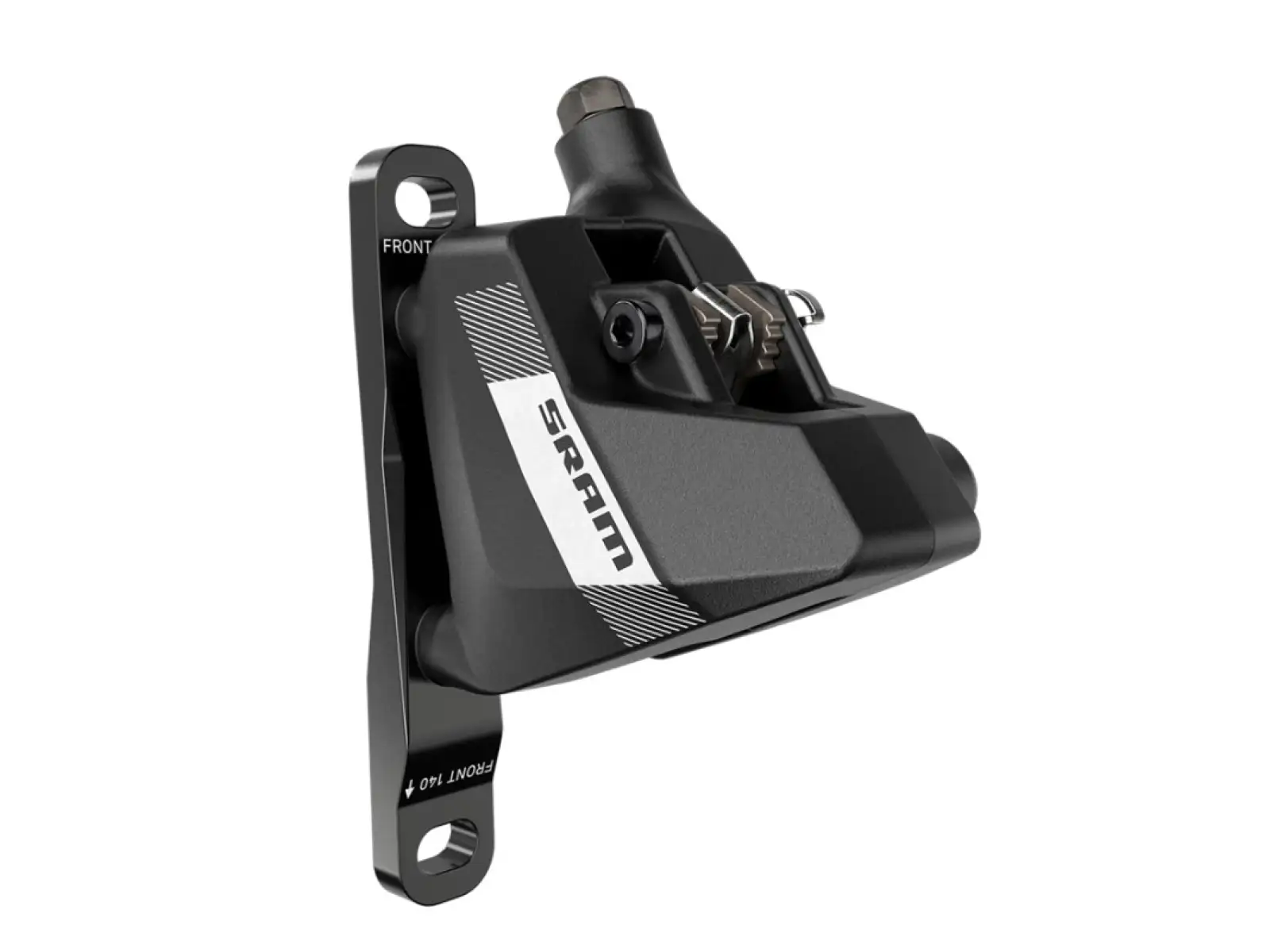 Sram Apex D1 lewa dźwignia hamulca i zacisk Flat Mount, przewód 1300 mm