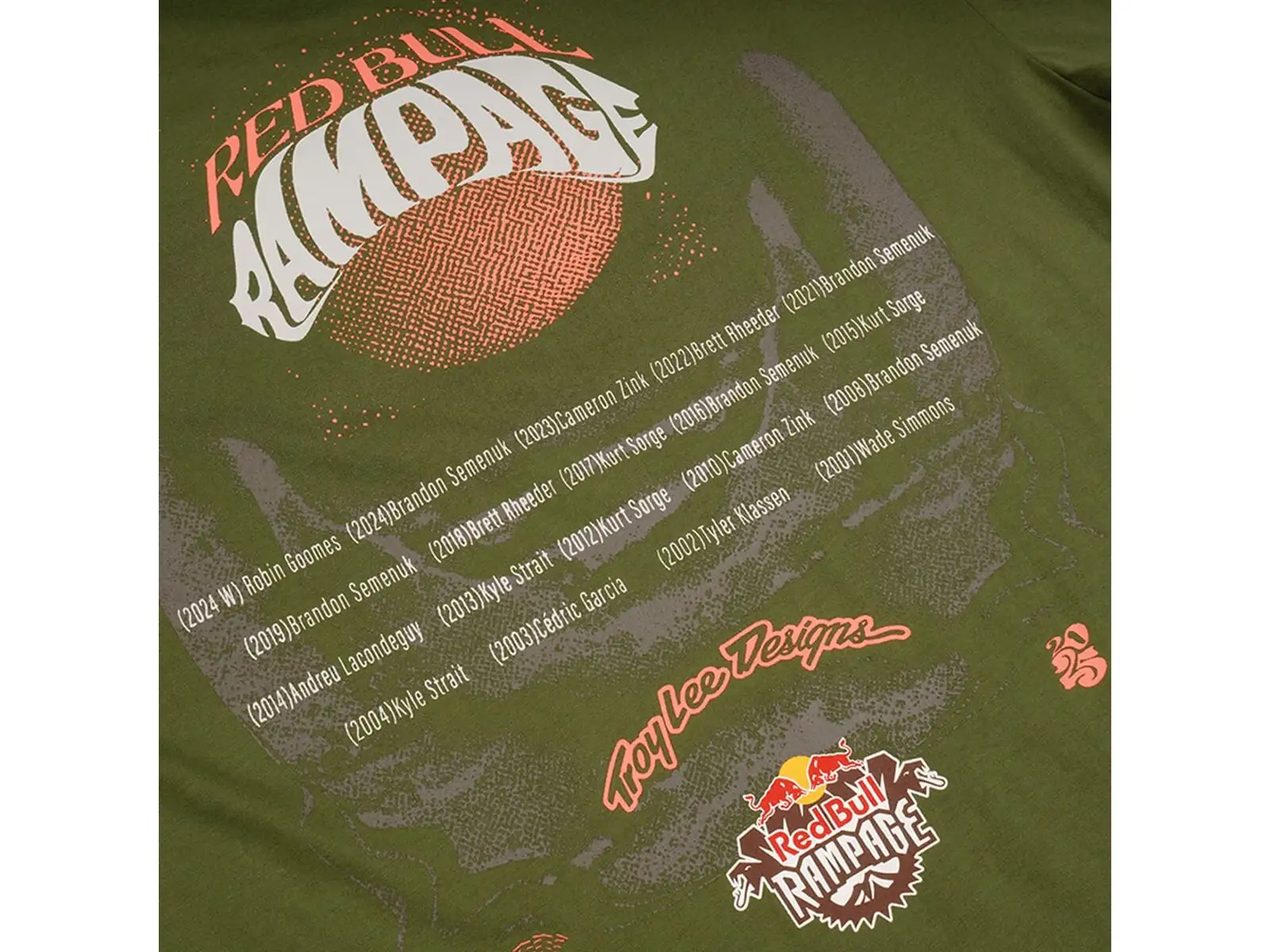 Troy Lee Designs x Red Bull Rampage Intergalactic męska koszulka krótki rękaw Ranger