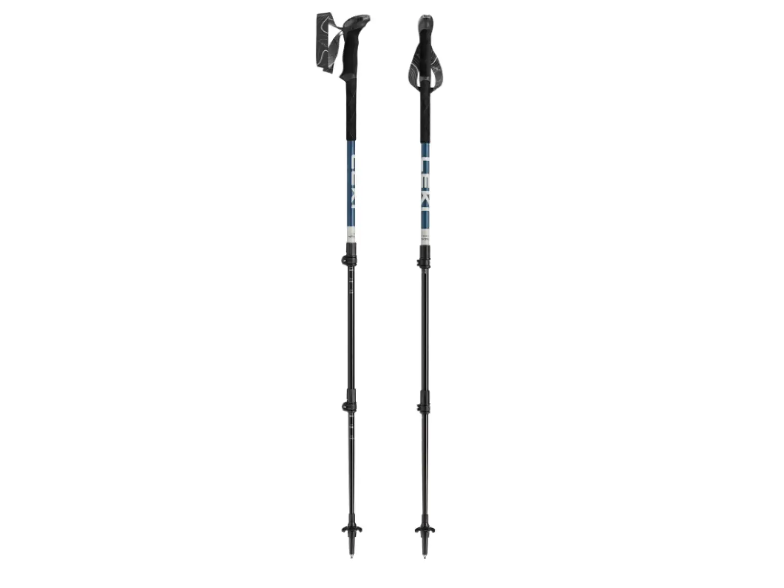 Leki Makalu kije trekkingowe stone blue dark/grey dark