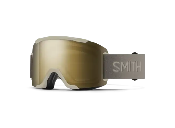 Smith Squad gogle narciarskie Chalk / ChromaPop Sun Black Gold Mirror (2 szyby)