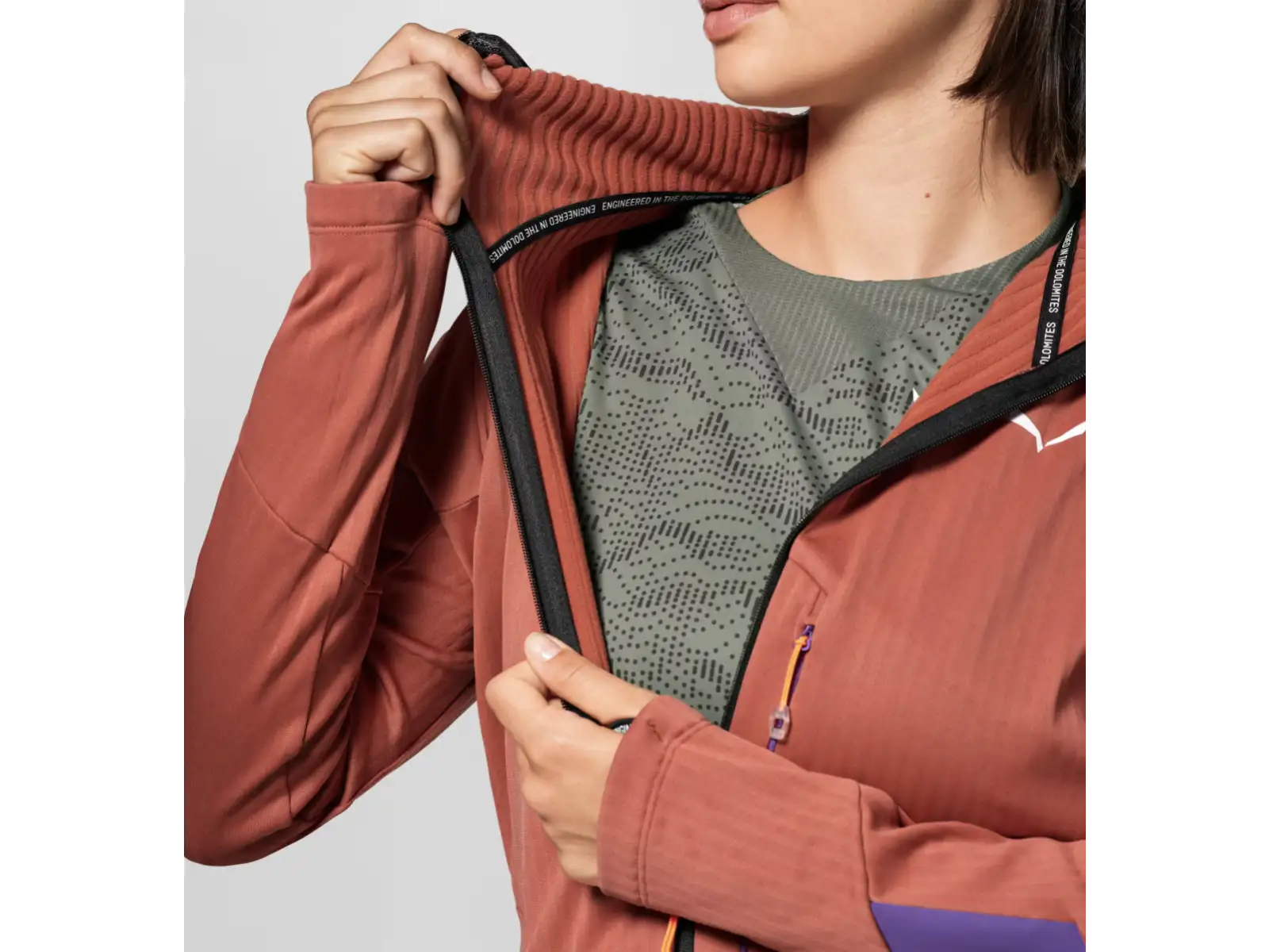 Salewa Pedroc 3 bluza z kapturem damska Etruscan Red