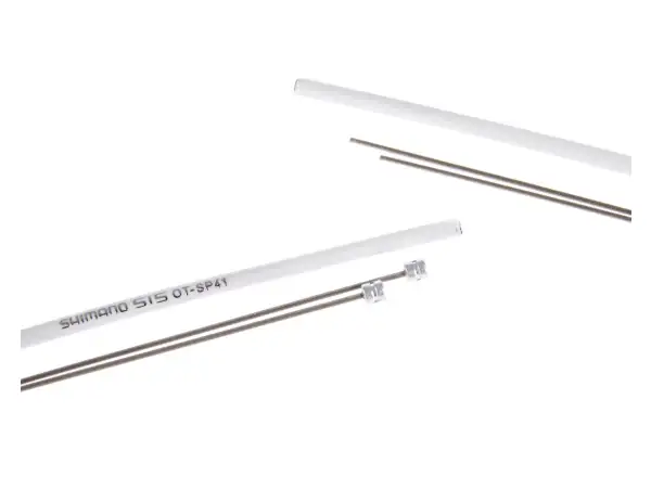 Shimano OT-SP41 szosowy zestaw linek i pancerzy przerzutki z powłoką polimerową, białý