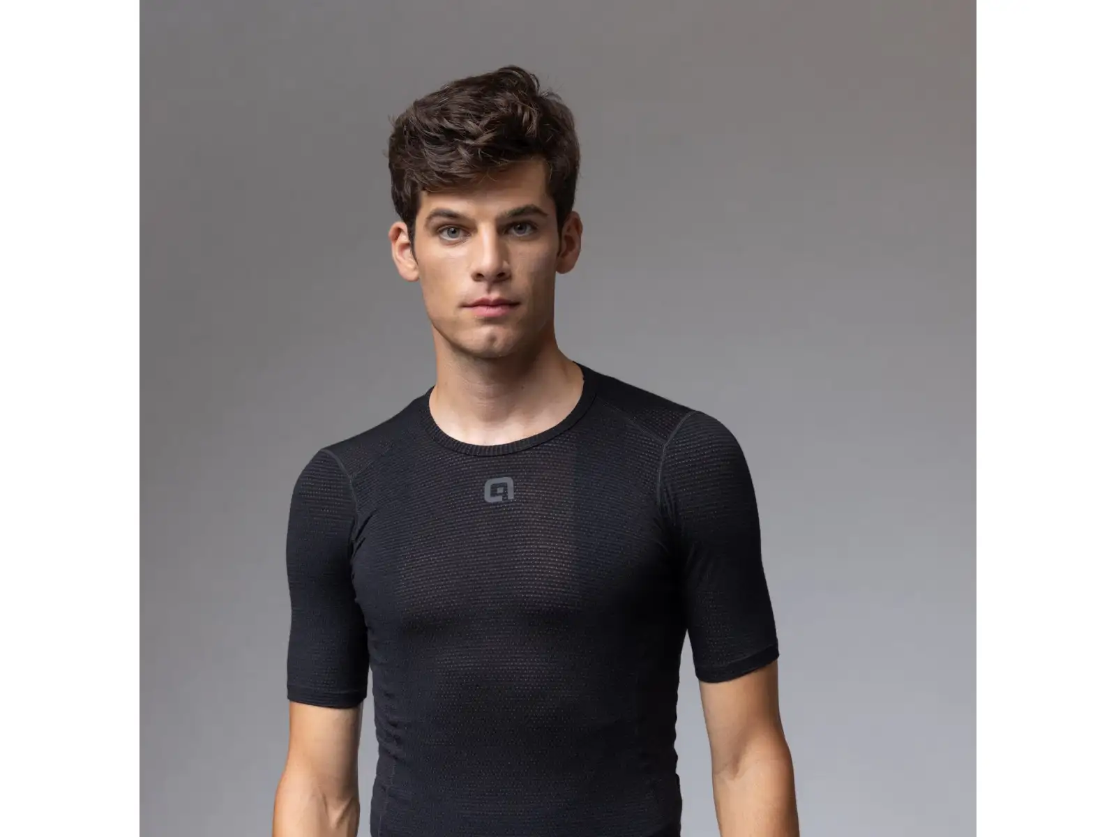 Alé Intimo Merino męska koszulka termoaktywna krótki rękaw Black